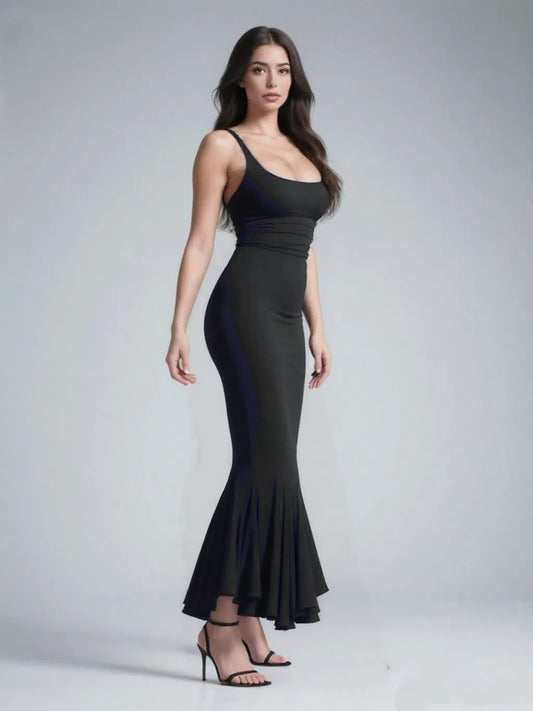Sleeveless Mermaid Maxi Dress